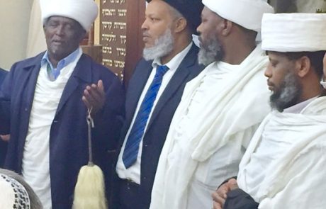 הרב ראובן וובשת שליט"א רבה הראשי של העדה האתיופית בישראל – יקיר העיר נתיבות 2018